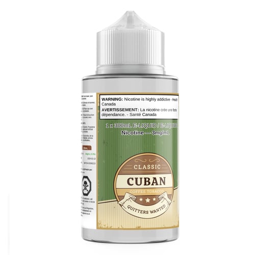 Cuban - Quitters Wanted | DashVapes