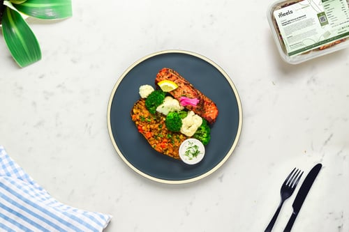 Lemon Dill Salmon & Steamed Vegetables