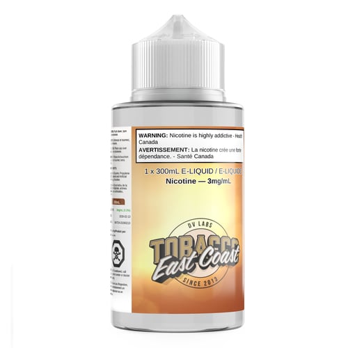 East Coast Tobacco (300mL) by DV Labs