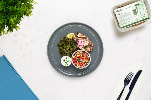 Chicken Gyro & Crisp Harvest Salad