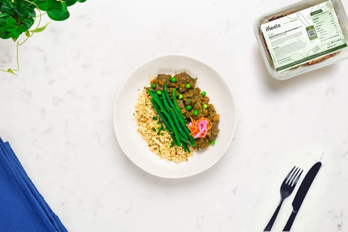 Grass-Fed Spiced Beef Stew & Green Beans