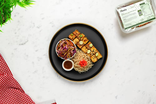 Roasted Sesame Tofu & Warm Asian Slaw
