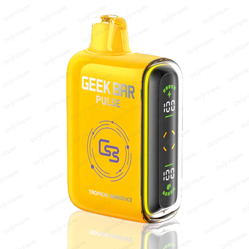elf bar vape uk Geek Bar Pulse Rechargeable Disposable Vape (Tropical Mango Ice) by Geek Bar