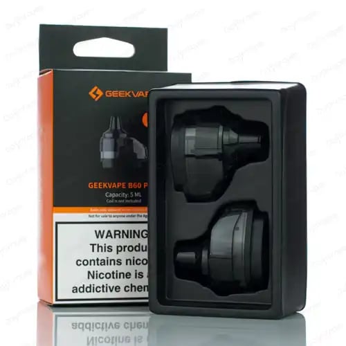 GeekVape E100 (Aegis Eteno) Replacement Pods (Black) by Geekvape