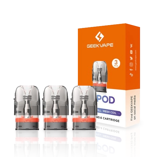 Geekvape Q Replacement Pods (0.6Ω (3mL)) by Geekvape