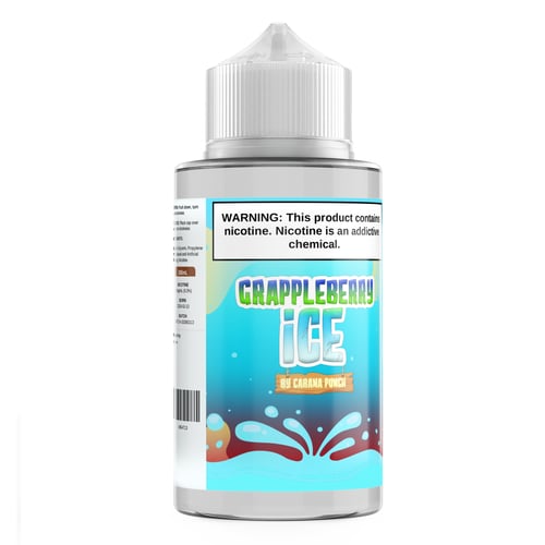 grappleberry vape juice Ice (300mL) by Cabana Punch Infused Beverage Size:Clear Get HellVape Dead Rabbit