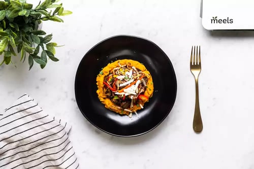 Herb-Roasted Italian Vegan Sausage & Peppers