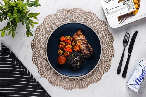Korean Roasted Salmon & Vegetable Medley