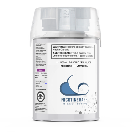 Mixed Nicotine Base 20mg USP (500mL) by Nicotine Supply Co