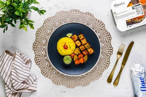 Peruvian Tofu and Roasted Vegetables