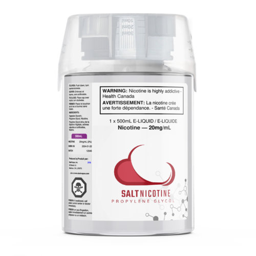 PG Salt Nicotine Base 20mg USP - Nicotine Supply Co | DashVapes