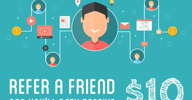 Refer a Friend and You'll Both Receive $5!