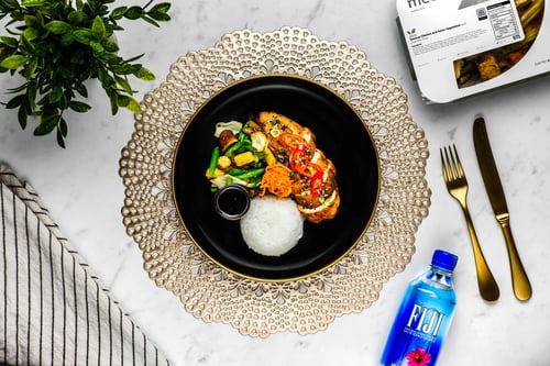 Sesame Chicken & Warm Asian Slaw