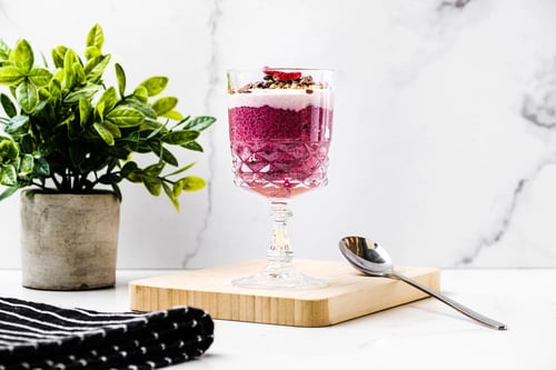 Strawberry Pie Chia Pudding