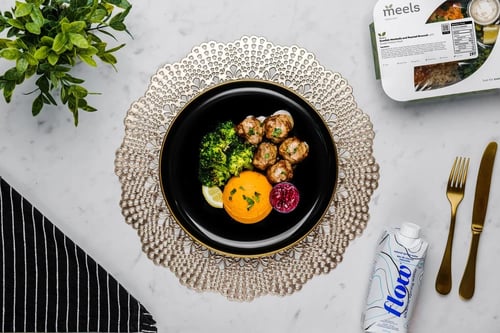 Swedish Meatballs & Roasted Broccoli