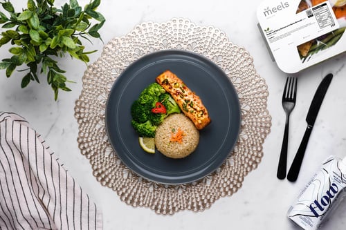 Sweet & Spicy Salmon & Warm Asian Slaw