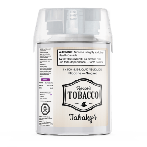 Tabaky4 - Roccos Tobacco | DashVapes