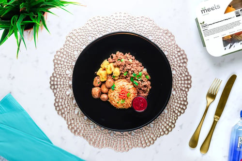 Teriyaki Turkey with Mushrooms & Baby Corn