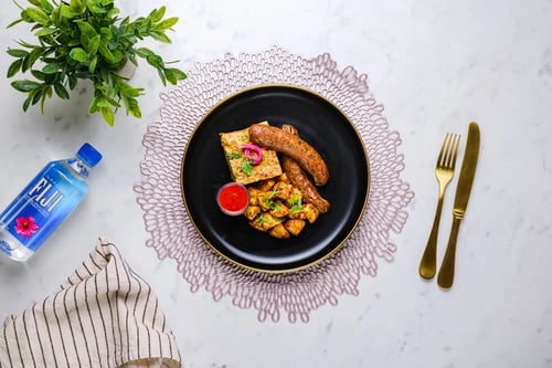 Tex-Mex Frittata and Breakfast Sausage