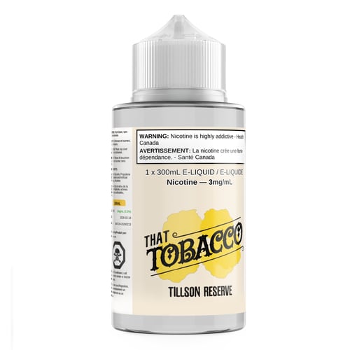 Tillson Reserve - That Tobacco | DashVapes