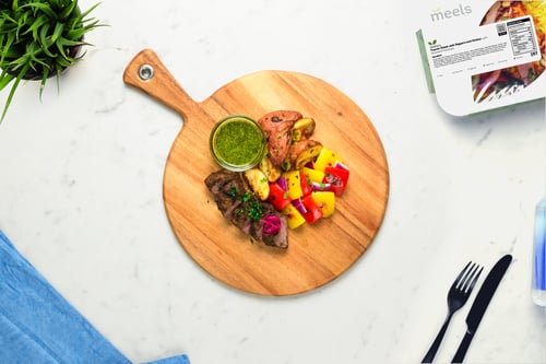 Grass-Fed Tuscan Steak, Peppers & Onions