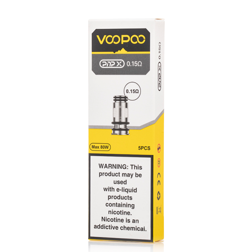 VooPoo PNP X Replacement Coils (5 Pack) (0.15Ω (CA/US)) by VooPoo