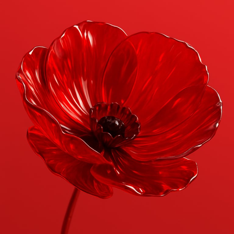 Photorealistic Glass Object Prompt