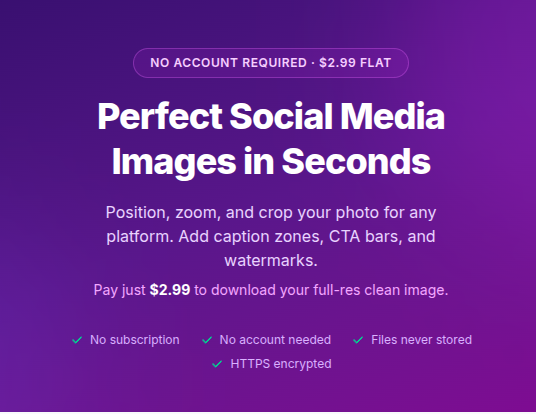 Social Image Optimizer screenshot 1