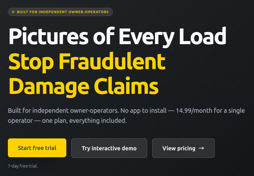 Trucker Cargo Pictures screenshot 1