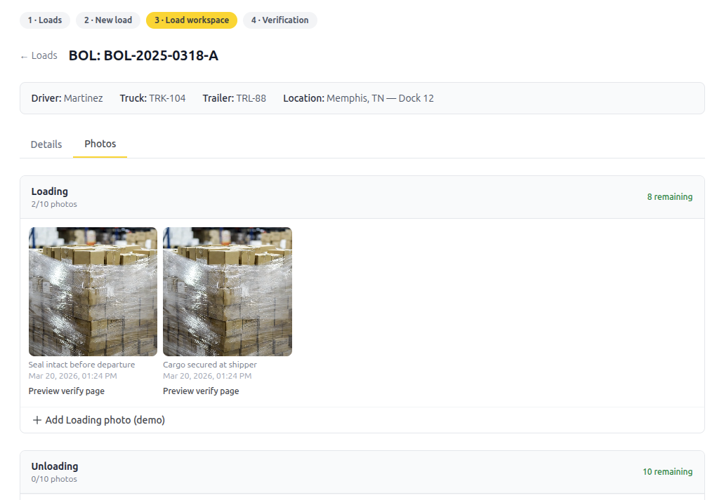 Cargo Load Pictures screenshot 1