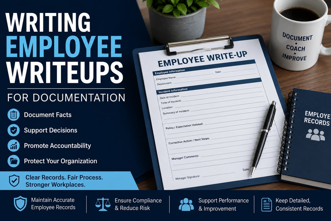 Writing Employee Writeups for Documentation