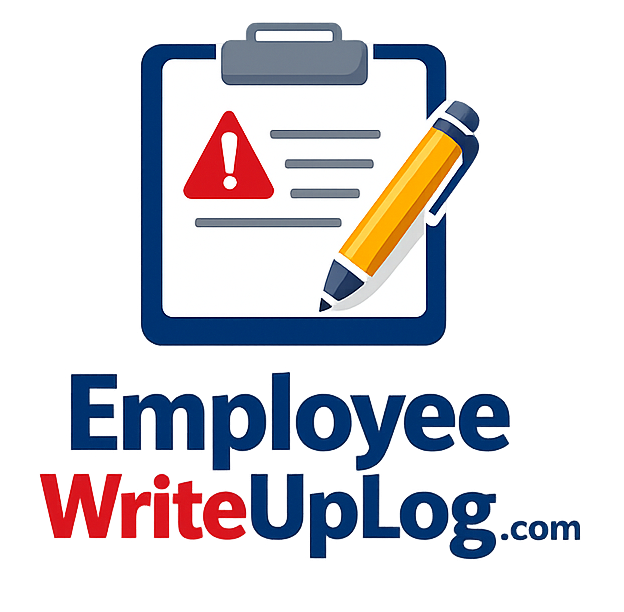Employee Write Up Log