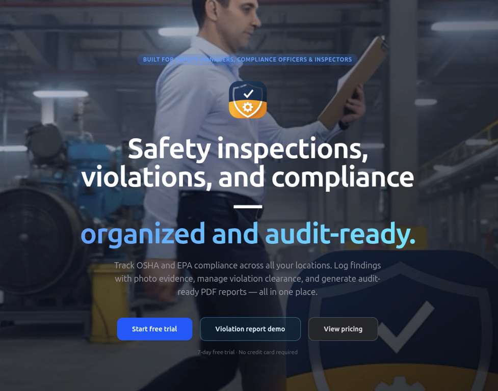 Safety Inspection screenshot 1
