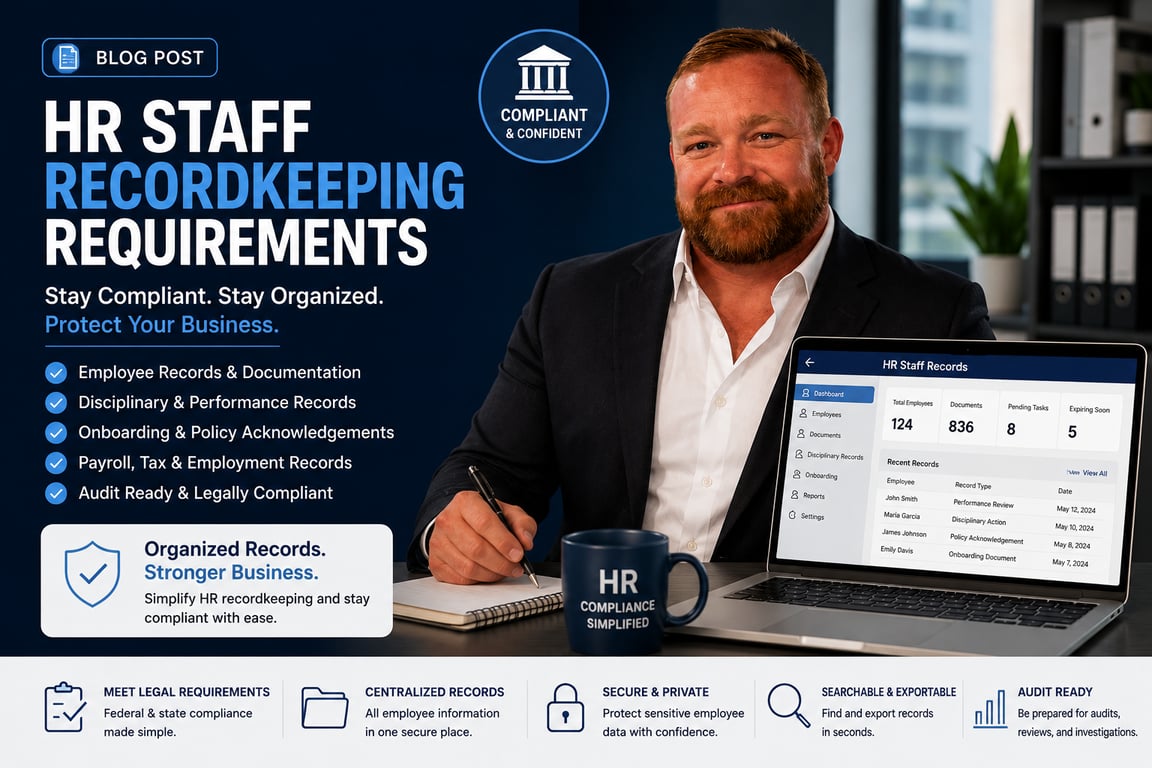 HR Staff Recordkeeping Requirements for Small Business
