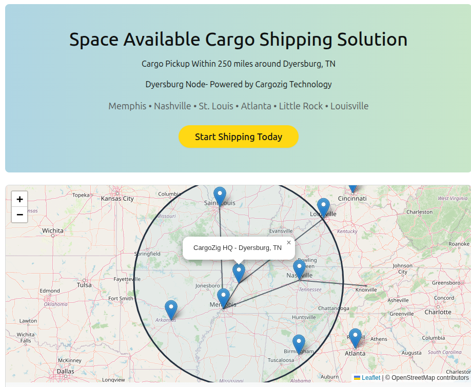 CargoZig screenshot 1