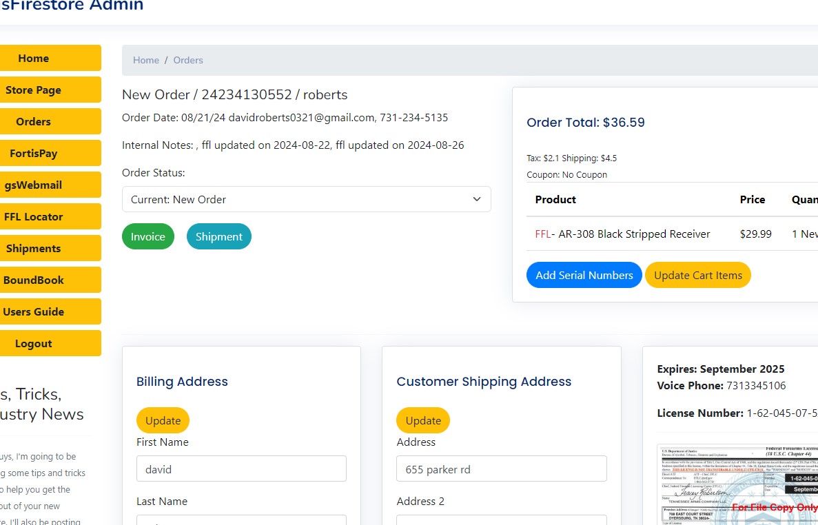 GsFiresite screenshot 1