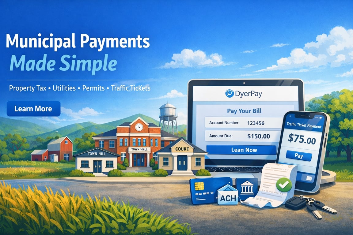 Simple Municipal Payments-Property Tax, Utilities, Permits, and Traffic Tickets
