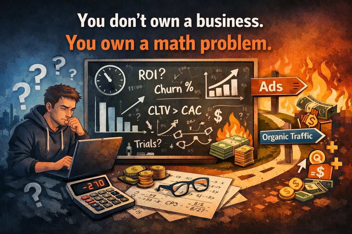 You Don't Own a Software Business. You Own a Math Problem