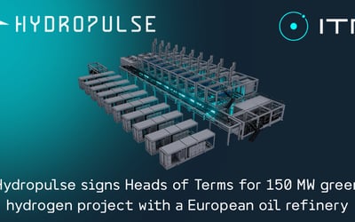 Hydropulse to Build 150 MW Green Hydrogen Plant for European Refinery