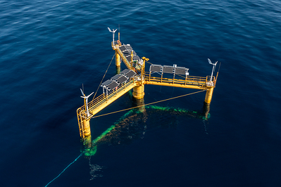 Ocergy's OCG-Wind Platform Begins Service at Culzean While OCG-Data Buoy Starts Three-Year Mediterranean Mission