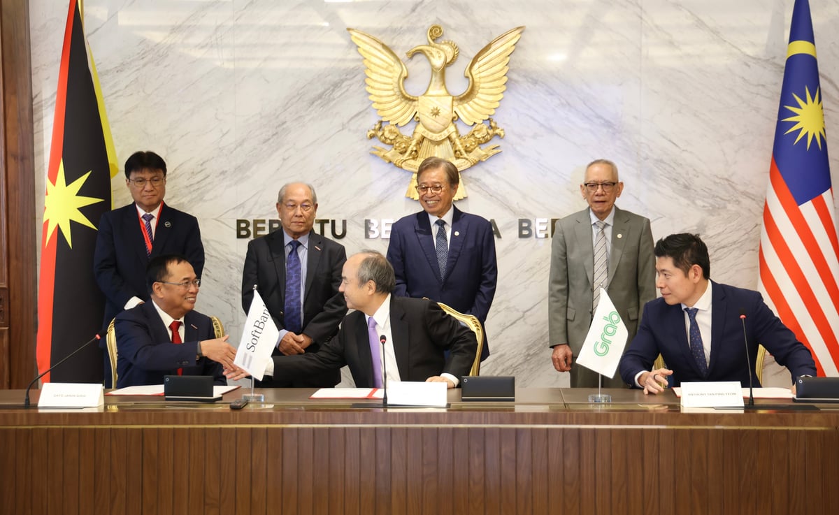 SoftBank, Grab and PETROS Sign Kuching Agreement to Explore Sarawak AI Infrastructure Platform