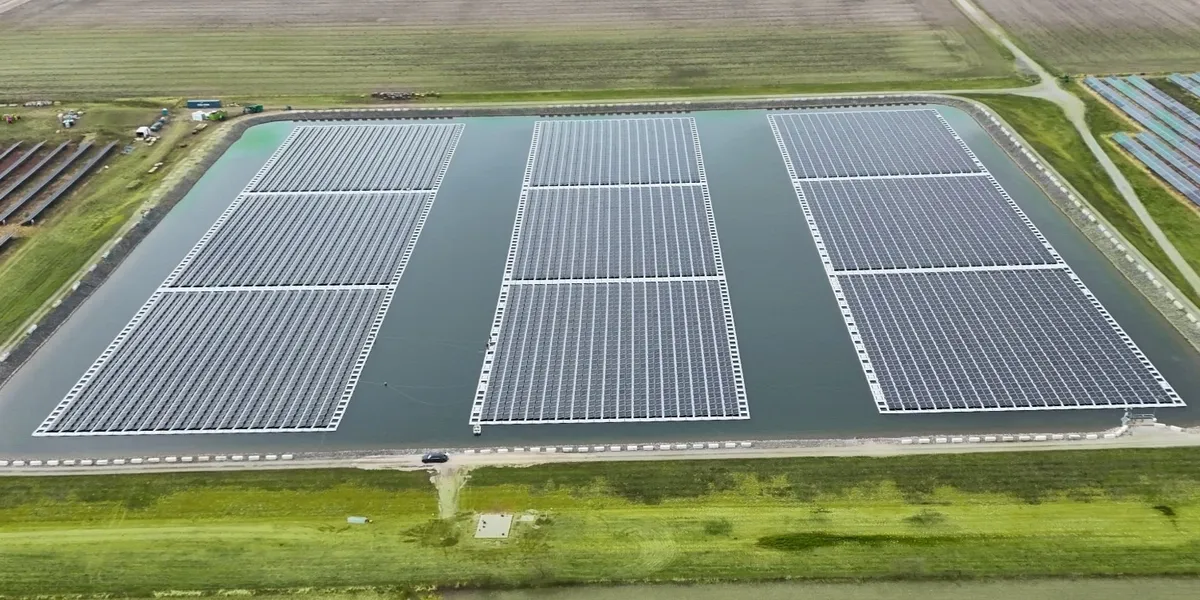 A Village of 1,300 Now Has Ohio's Largest Floating Solar Array
