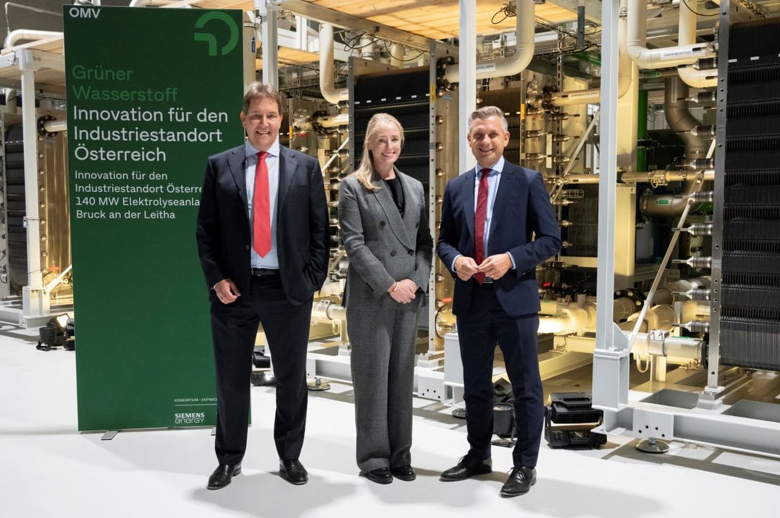 Siemens Energy delivers first electrolyser units to OMV's 140-MW hydrogen plant