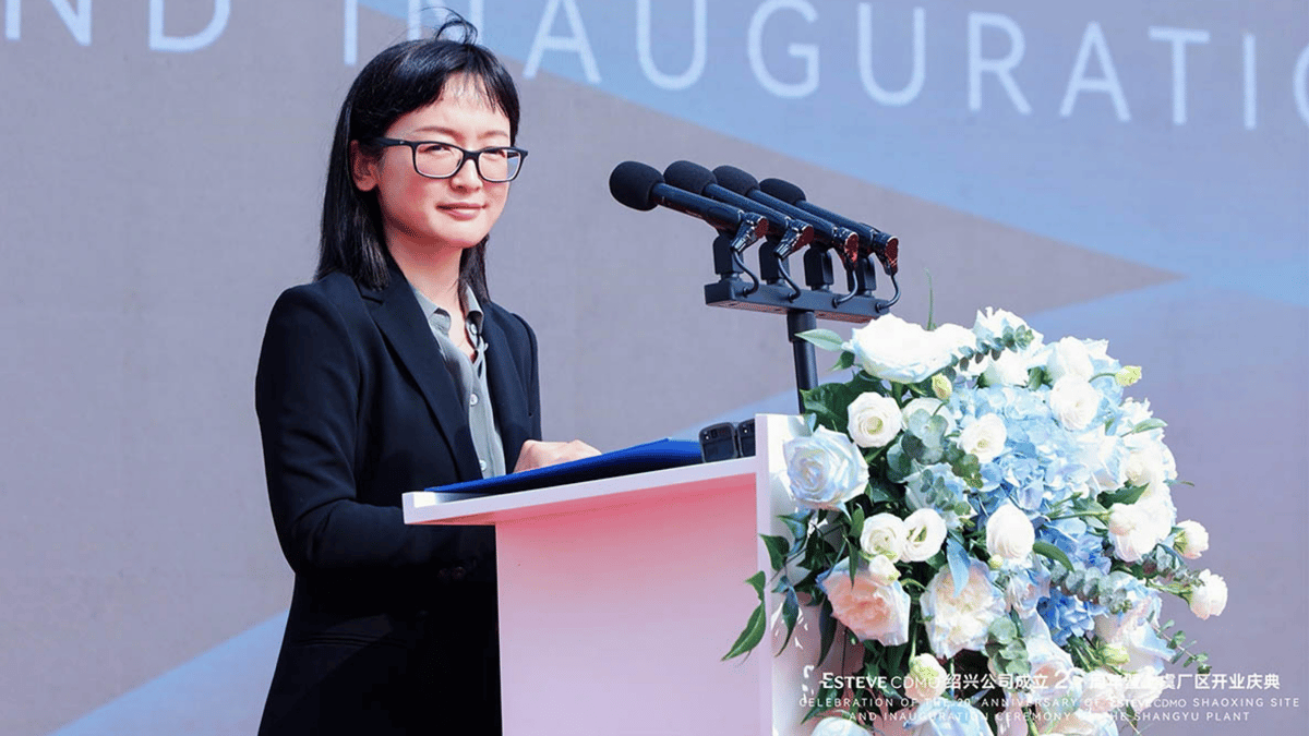 ESTEVE CDMO Commits Over $80 Million to New 250 m³ Manufacturing Site in Shaoxing, China