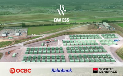 BW ESS Lands OCBC, Rabobank and Societe Generale Debt Deal for Hams Hall Battery Site