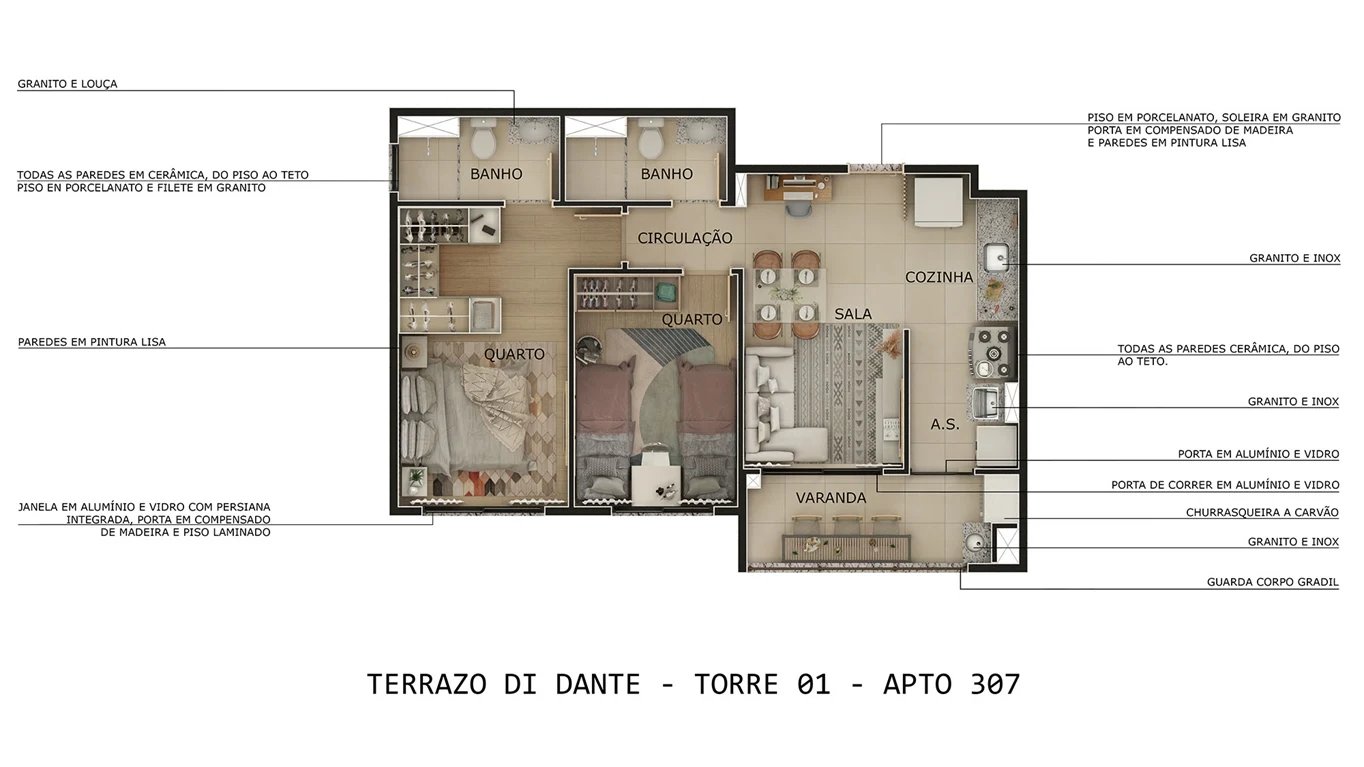 Residencial Terrazo di Dante - Foto 32