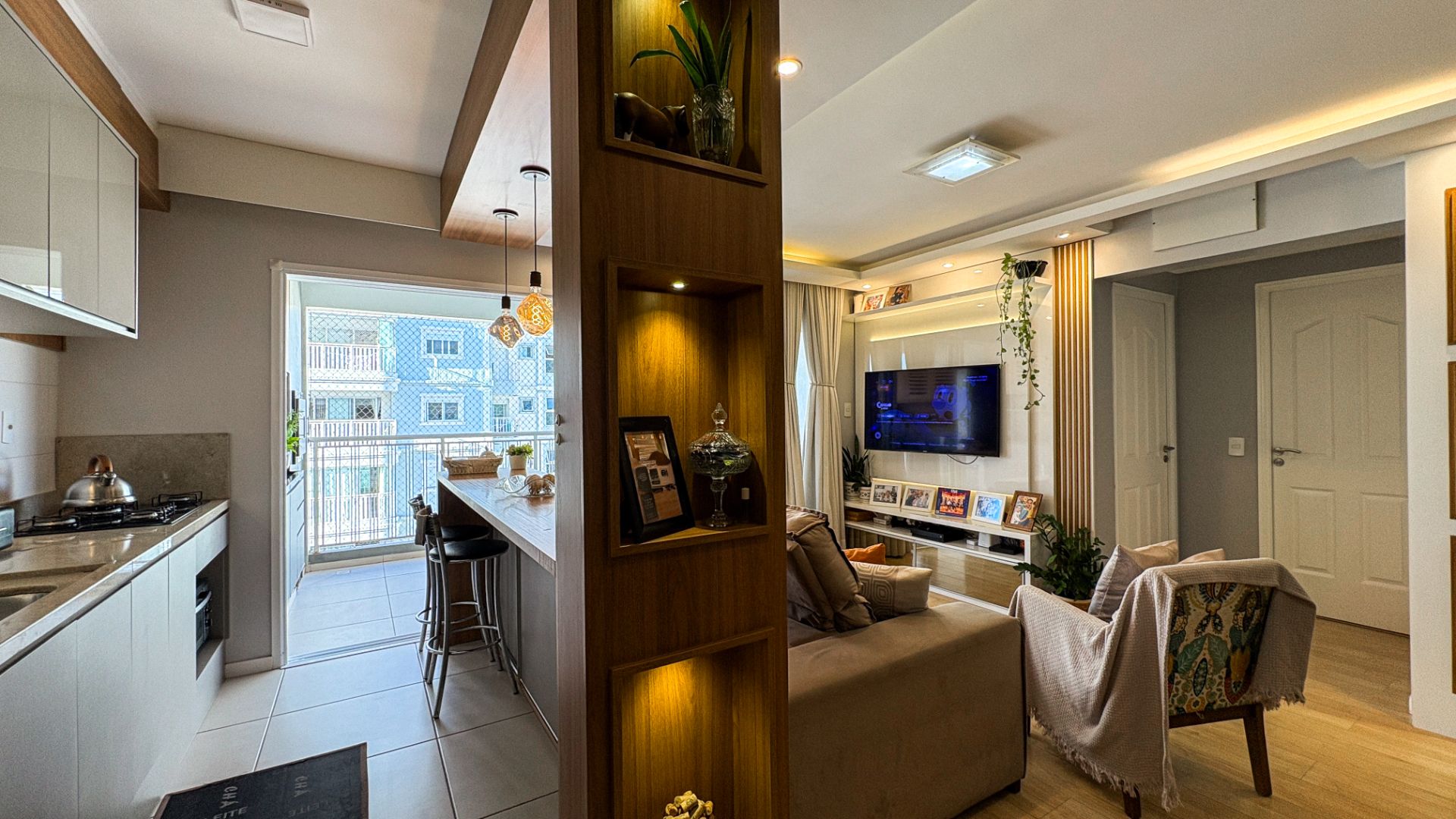 Apartamento mobiliado com 2 dormitórios (1 suíte) no Residencial Artemis - Foto 4