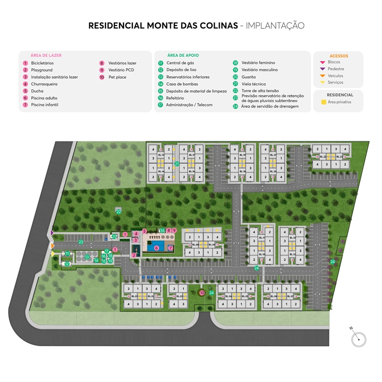 Residencial Monte das Colinas, foto 4