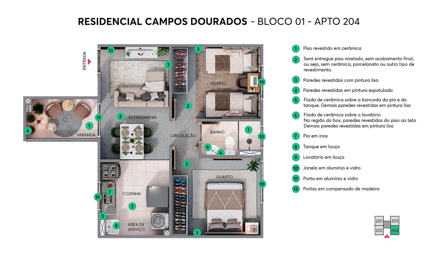 Residencial Campos Dourados - Foto 13