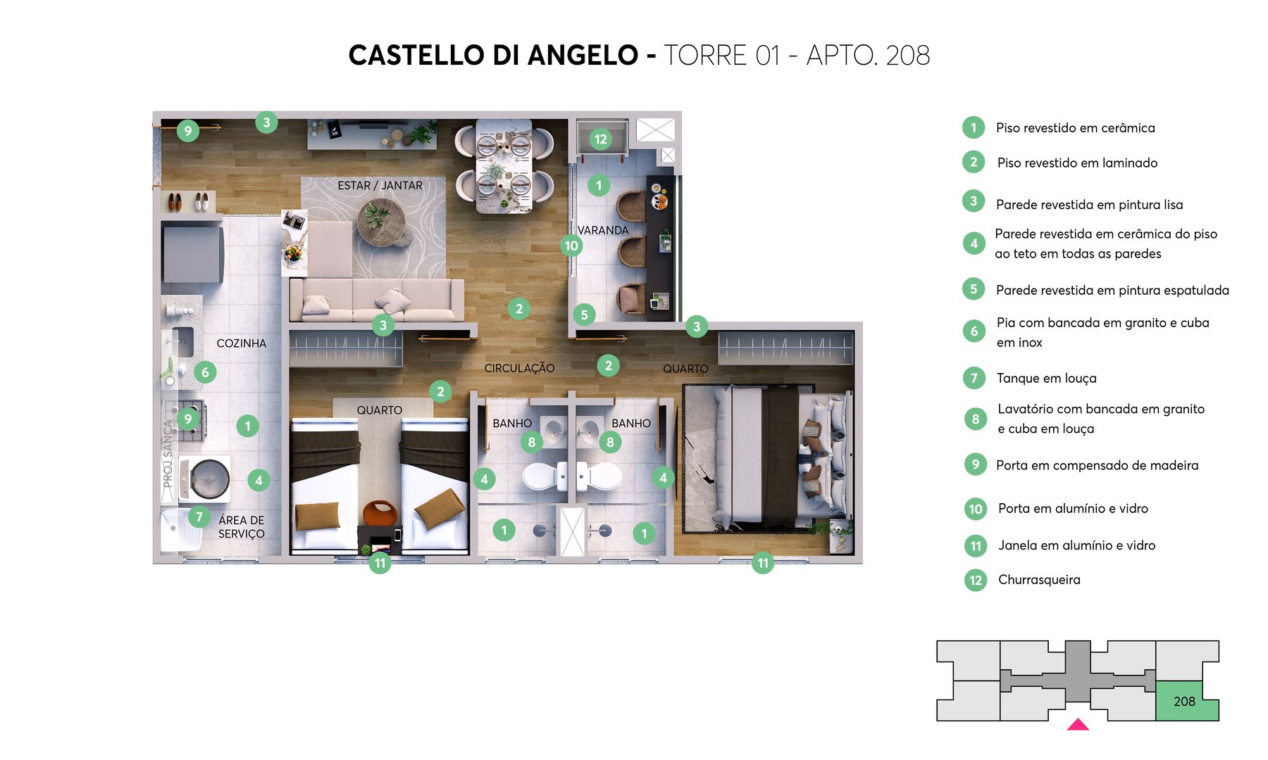 Residencial Castello di Angelo - Foto 16